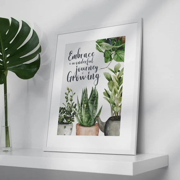 Watercolor Plants Botanical Wall Art Illustration Print Poster Unframed - Picture 4 of 9